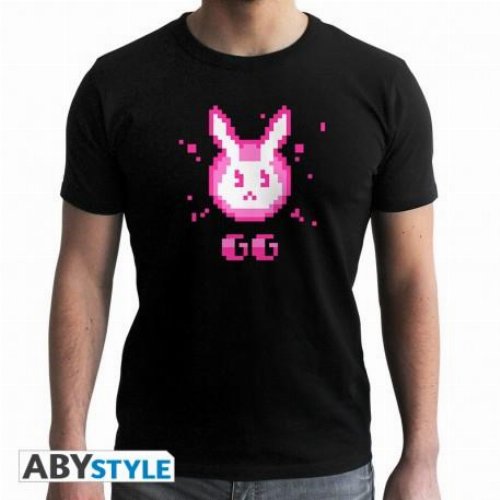 Overwatch - D.Va GG Black T-Shirt