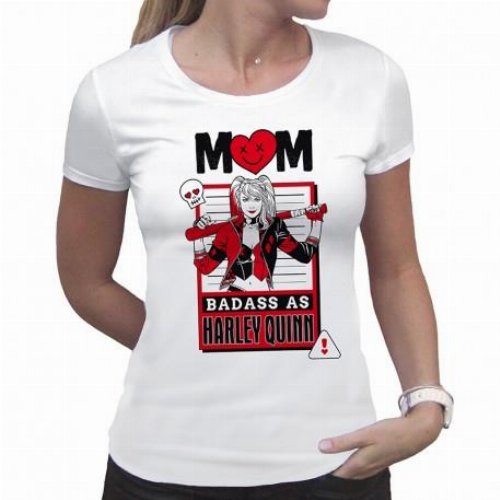 DC Comics - Mom Badass as Harley Quinn Ladies
White T-Shirt (M)