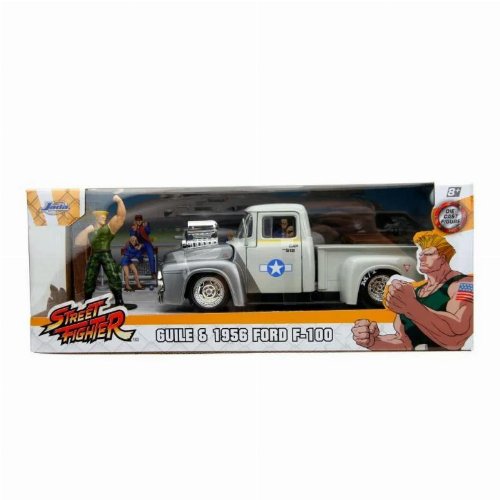 Street Fighter - Guile & 1956 Ford F-100 Diecast
Model (1/24)