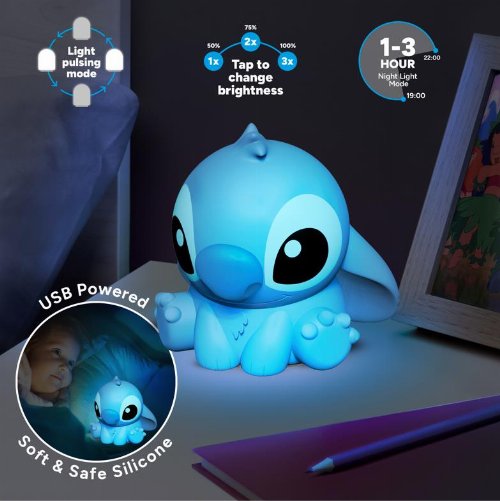 Disney: Lilo & Stitch - Stitch 3D Silicone
Φωτιστικό (15cm)