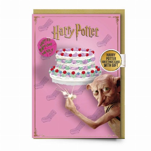 Harry Potter - Dobby Pin with Greetings
Card