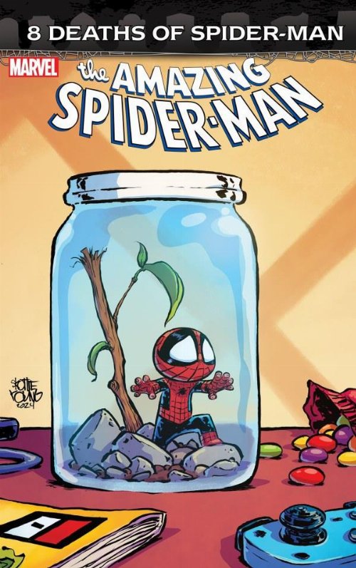 Τεύχος Κόμικ The Amazing Spider-Man #65 Young 8 Deaths
of Spider-Man Variant Cover