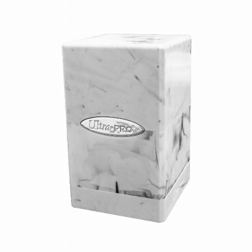 Ultra Pro Satin Tower Deck Box - Marble
White/Black