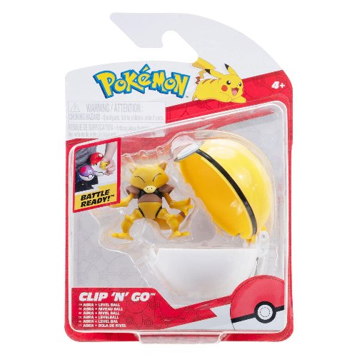 Pokemon Clip 'N' Go - Abra with Level Ball Φιγούρα
(5cm)