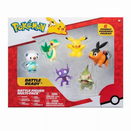 Pokemon - Pikachu, Tepic, Oshawott, Sableye, Snivy
& Axew Φιγούρες (5cm)