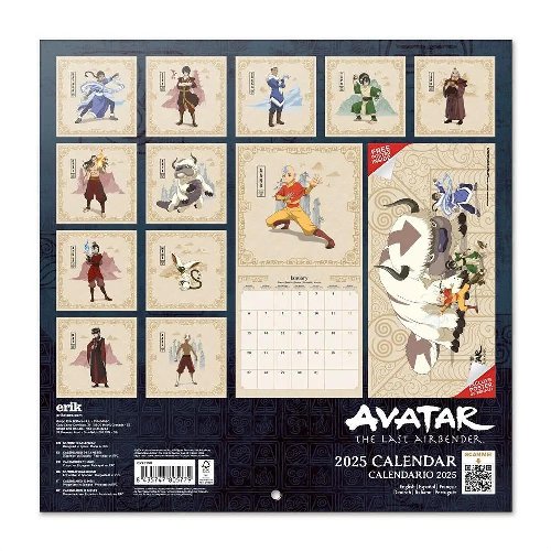 Avatar: The Last Airbender - 2025 Wall
Calendar