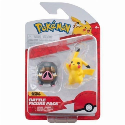 Pokemon - Pikachu & Lechonk Battle Φιγούρες
(6cm)