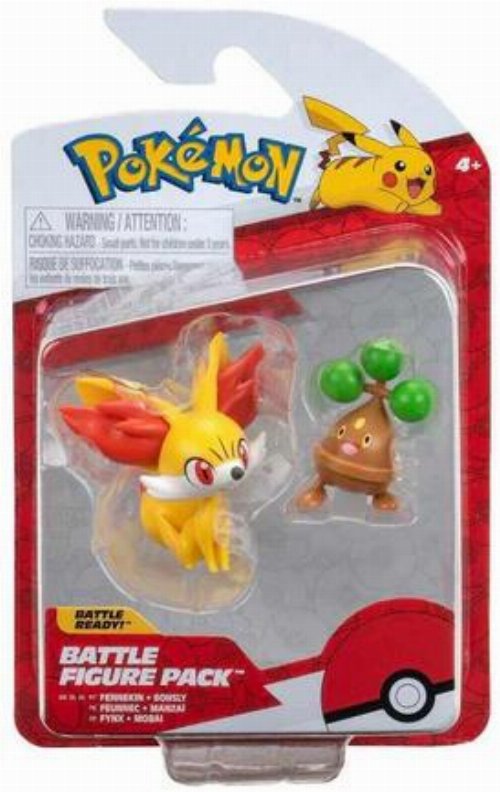 Pokemon - Fennekin & Bonsly Battle Φιγούρες
(6cm)