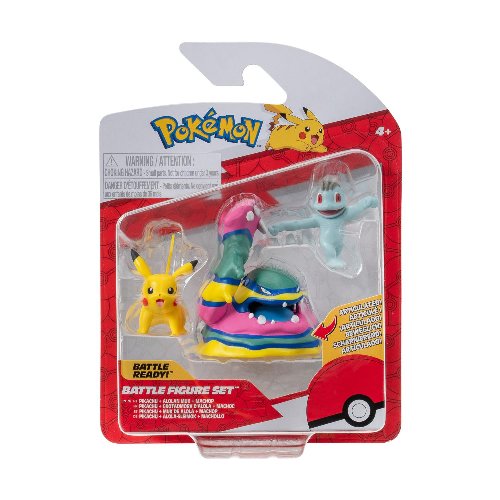 Pokemon - Pikachu, Alolan Muk, Machop 3-Pack Battle
Φιγούρες (5cm)