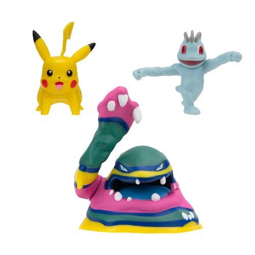 Pokemon - Pikachu, Alolan Muk, Machop 3-Pack Battle
Φιγούρες (5cm)