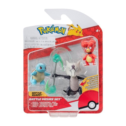 Pokemon - Squirtle, Alolan Marowak, Magby 3-Pack
Battle Φιγούρες (5cm)