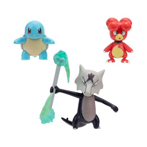 Pokemon - Squirtle, Alolan Marowak, Magby 3-Pack
Battle Φιγούρες (5cm)