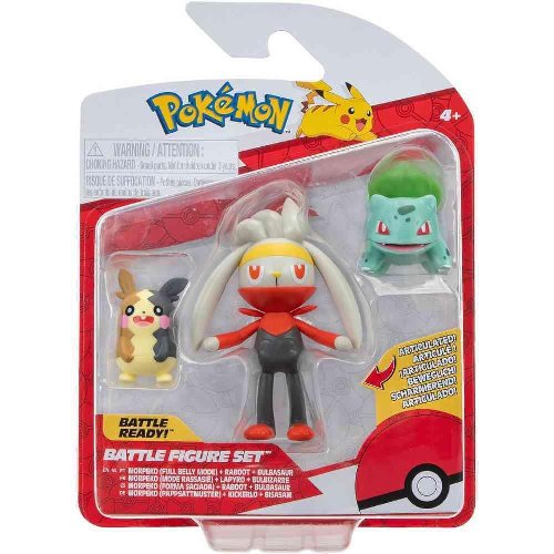 Pokemon - Morpeko, Raboot, Bulbasaur 3-Pack Battle
Φιγούρες (5cm)