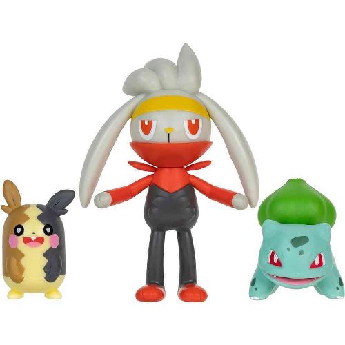 Pokemon - Morpeko, Raboot, Bulbasaur 3-Pack Battle
Φιγούρες (5cm)