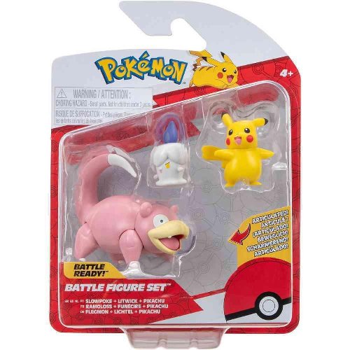 Pokemon - Slowpoke, Litwick, Pikachu 3-Pack Battle
Φιγούρες (5cm)