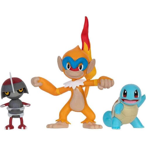 Pokemon - Pawniard, Monferno, Squirtle 3-Pack
Battle Figure Set (5cm)