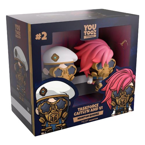 Arcane: League of Legends Monitor Buddiez -
Taskforce Caitlyn and Vi #2 2-Pack Figures
(7cm)