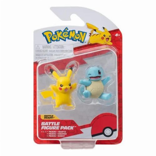 Pokemon - Pikachu & Squirtle Battle Φιγούρες
(6cm)