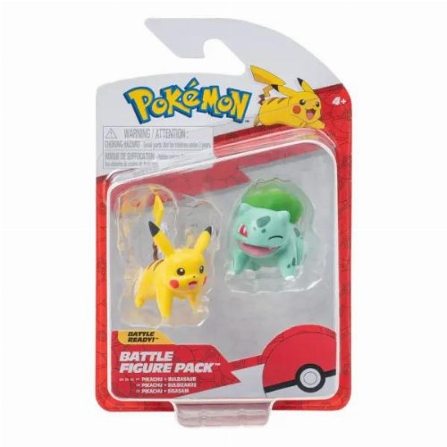 Pokemon - Pikachu & Bulbasaur Battle Φιγούρες
(6cm)