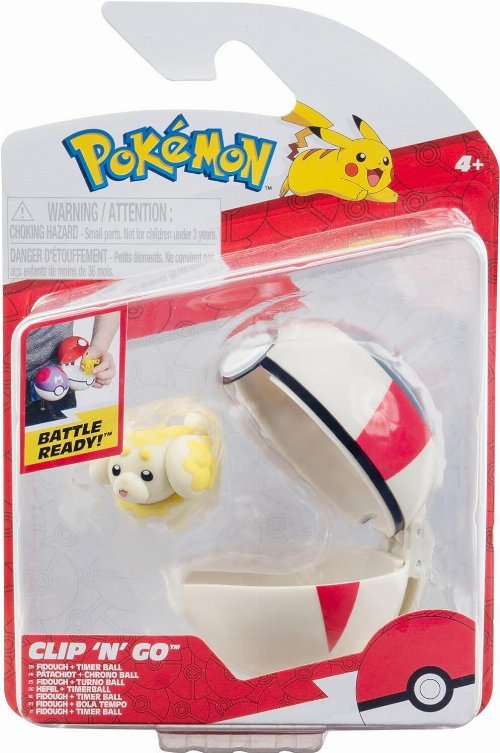 Pokemon Clip 'N' Go - Fidough with Timer Ball
Battle Figure (5cm)