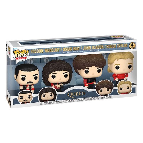 Φιγούρες Funko POP! Rocks: Music Queen - Freddie
Mercury, Brian May, John Deacon, Roger Taylor 4-Pack