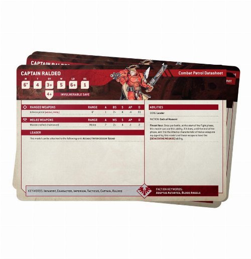 Warhammer 40000 - Blood Angels: Datasheet
Cards