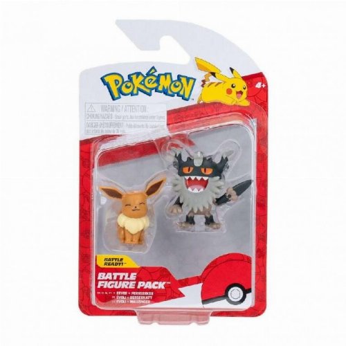 Pokemon - Eevee & Perrserker Battle Φιγούρες
(6cm)