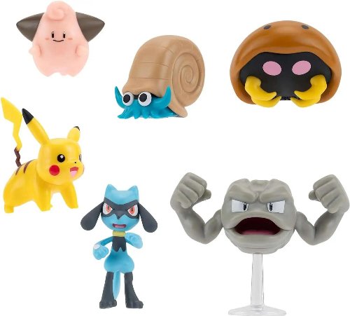 Pokemon - Pikachu, Kabuto, Cleffa, Riolu, Omanyte
& Geodude Φιγούρες (5cm)