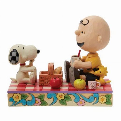 Peanuts: Enesco - Picnic Pals (Snoopy, Charlie
Brown & Woodstock) by Jim Shore Statue Figure
(13cm)