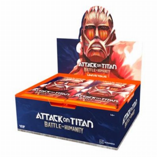 UniVersus CCG: Attack on Titan - Battle for
Humanity Booster Box (24 packs)