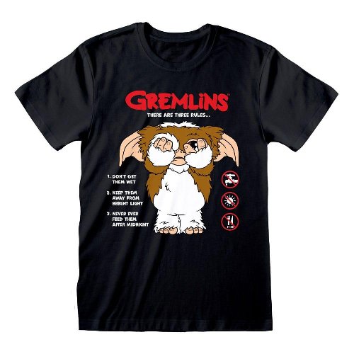 Gremlins - The Rules Black T-Shirt
(S)