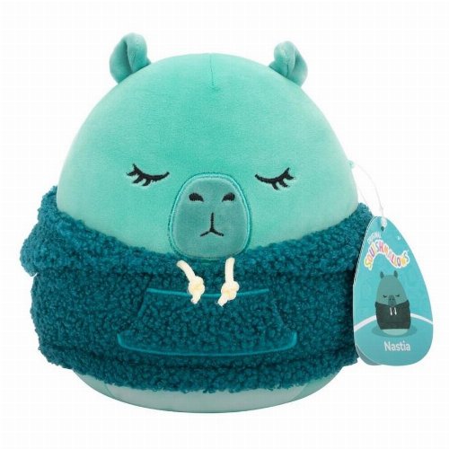 Λούτρινο Squishmallows - Nastia the Teal Capybara in
Sherpa Hoodie (19cm)