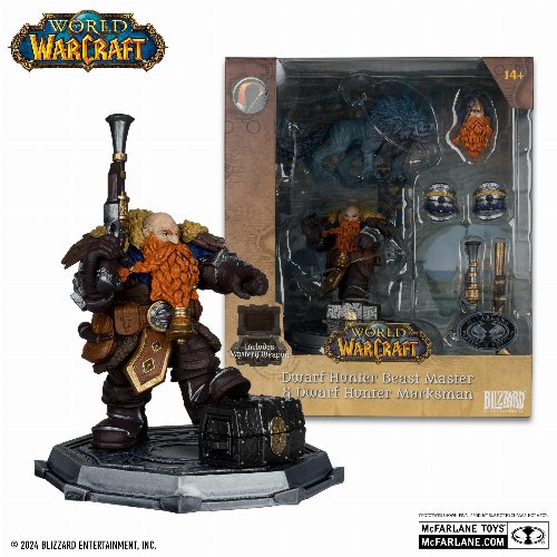 World of Warcraft - Dwarf Hunter: Beast Master /
Marksman Φιγούρα Αγαλματίδιο (15cm) Platinum Edition