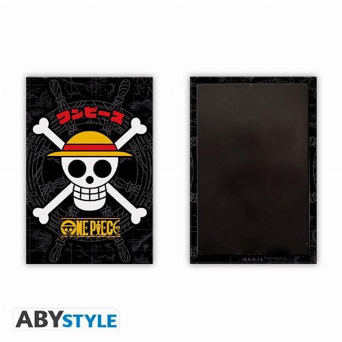 One Piece - Straw Hat Jolly Roger Μαγνητάκι Ψυγείου
(5.5x8cm)