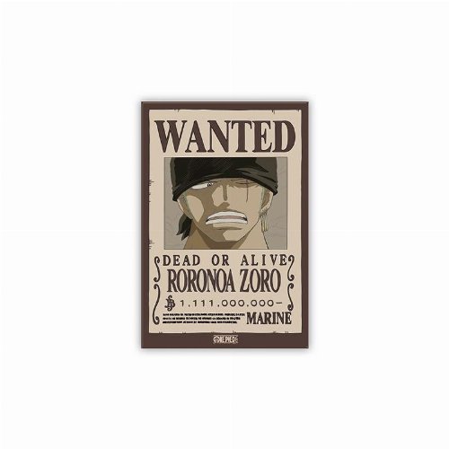 One Piece - Roronoa Zoro Wanter Poster Μαγνητάκι
Ψυγείου (5.5x8cm)