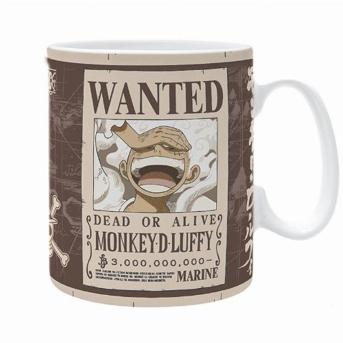 One Piece - Monkey D. Luffy Wanted Poster Κεραμική
Κούπα (460ml)