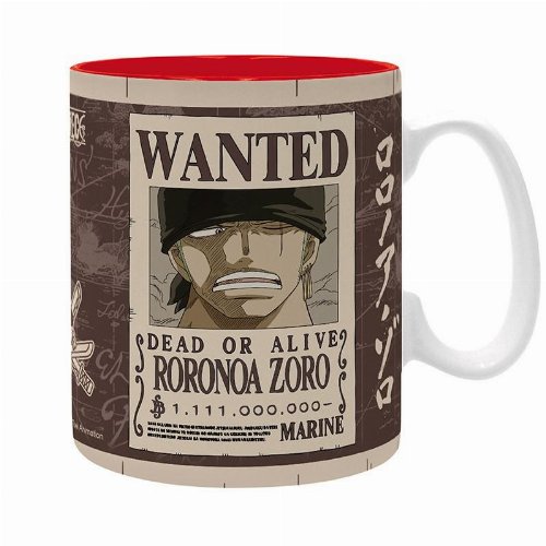 One Piece - Roronoa Zoro Wanted Poster Κεραμική Κούπα
(460ml)