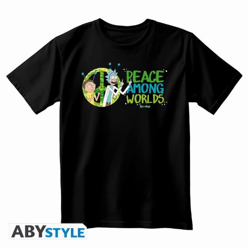 Rick and Morty - Peace Among Worlds Black T-Shirt
(L)