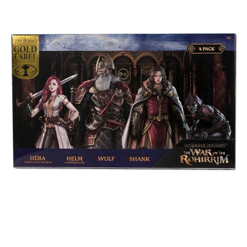 The Lord of the Rings: War of the Rohirrim - Hera,
Helm, Wulf, Shank 4-Pack Φιγούρες Δράσης (10cm)