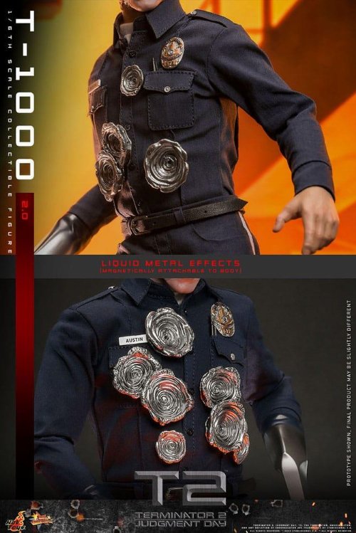 Terminator 2: Hot Toys Masterpiece - T-1000 (2.0) 1/6
Φιγούρα Δράσης (31cm)