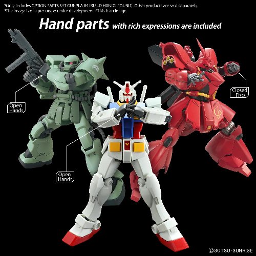 Option Parts for Gunpla 04 (Build Hands
Round)