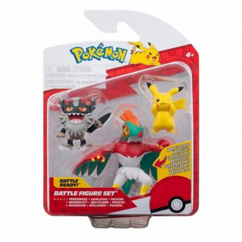 Pokemon - Pikachu, Perrserker, Hawlucha 3-Pack Battle
Φιγούρες (5cm)