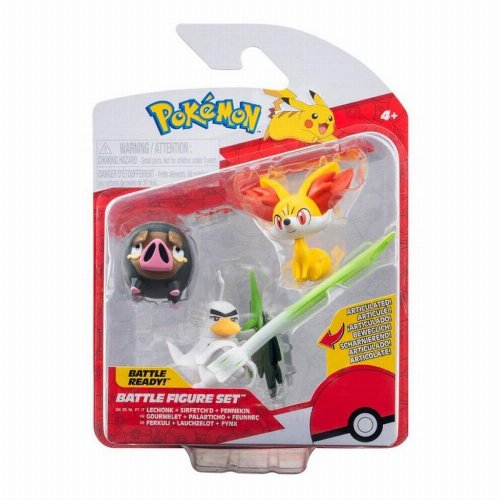 Pokemon - Fennekin, Lechonk, Sirfetch’d 3-Pack
Battle Figure Set (5cm)