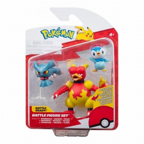 Pokemon - Piplup, Misdreavus, Magmar 3-Pack Battle
Φιγούρες (5cm)