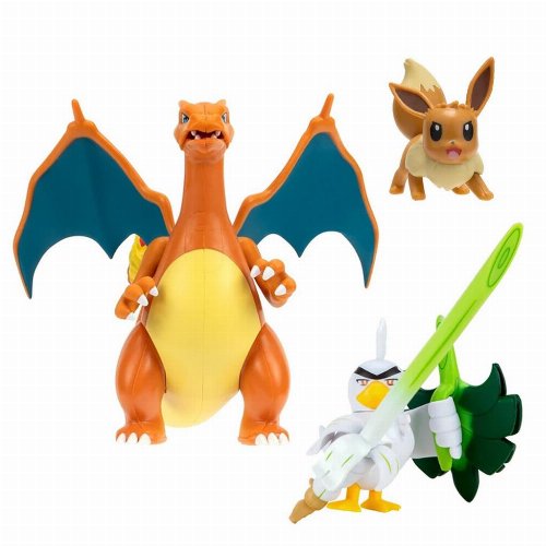 Pokemon - Eevee, Sirfetch’d, Charizard 3-Pack Battle
Φιγούρες (5-11cm)