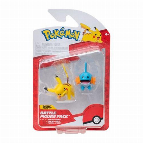 Pokemon - Mudkip & Pikachu Battle Φιγούρες
(6cm)