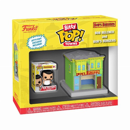 Funko Bitty POP! Town: Bob's Burgers - Bob
Belcher and Bob's Burgers Figure