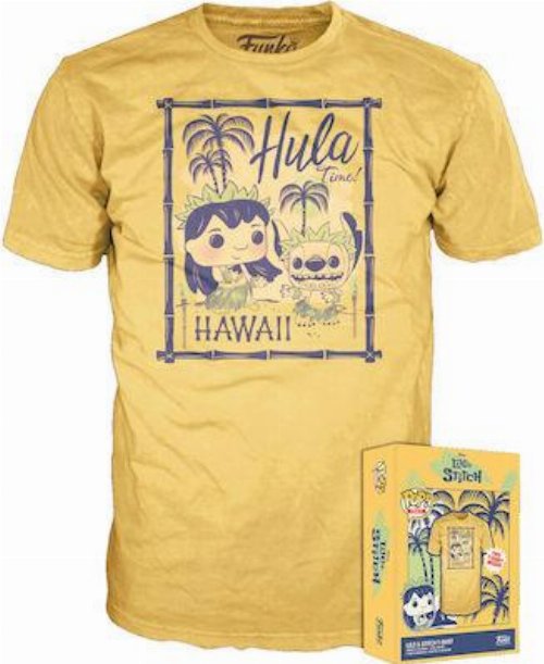 Funko Boxed Tee: Disney Lilo & Stitch - Hula
Hawaii Yellow T-Shirt (L)