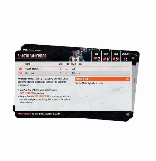 Warhammer 40000: Kill Team - Datacards: Pathfinders
