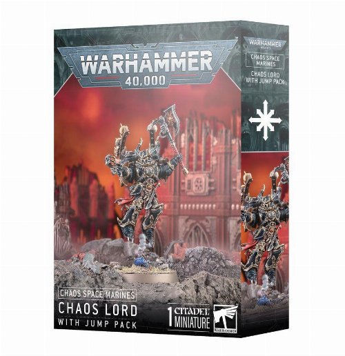 Warhammer 40000 - Chaos Space Marines: Chaos Lord with
Jump Pack